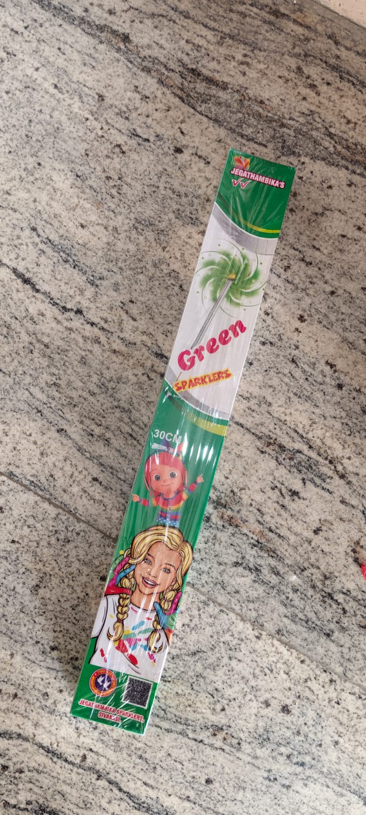 30cm Green Sparklers