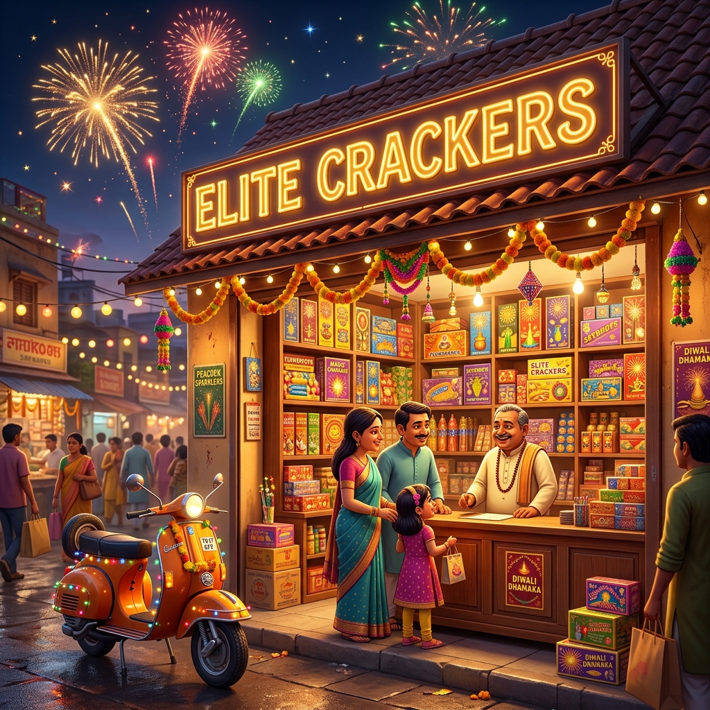 Elite Crackers Sivakasi Direct Factory Outlet & Fireworks Shop